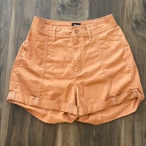 BDG Clay Terracotta High Waisted Shorts
